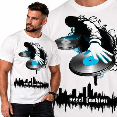 KOSZULKA MUZYCZNA  VEXEL DJ